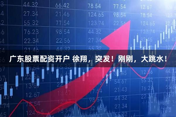 广东股票配资开户 徐翔，突发！刚刚，大跳水！
